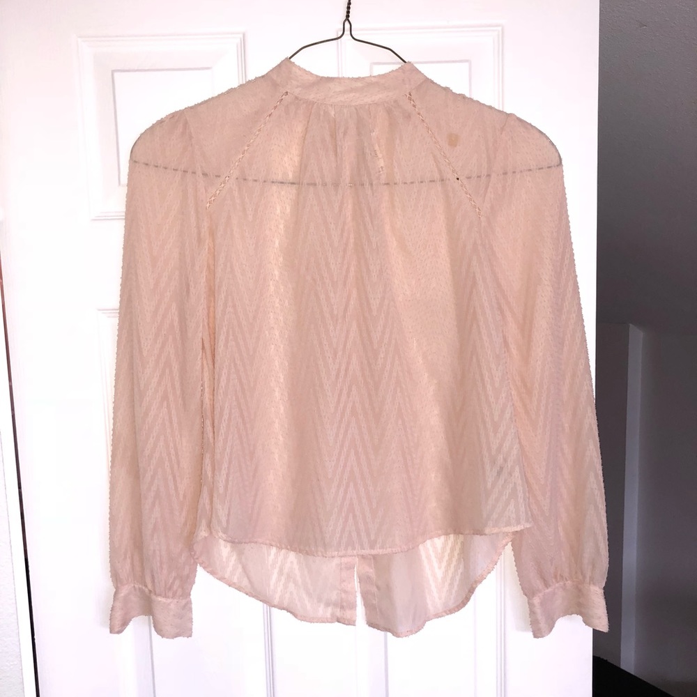 Free people sheer blouse